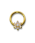Flower Septum Piercing septum Precious Jewels