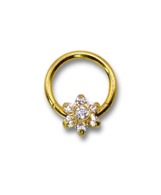 Flower Septum Piercing septum Precious Jewels