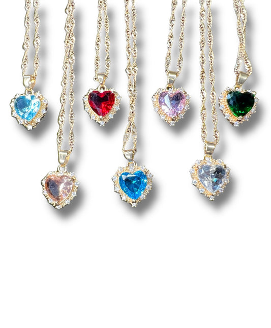 Nebula Heart Collection Necklace Precious Jewels