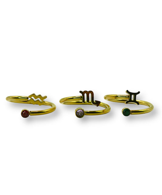 Zodiac Sign Rings ring Precious Jewels