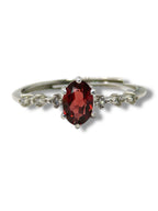 Adjustable Crimson Glow Ring ring Precious Jewels LLC