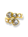 Adjustable Heart Ring ring Precious Jewels LLC