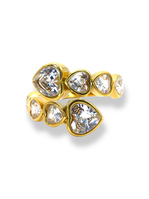 Adjustable Heart Ring ring Precious Jewels LLC