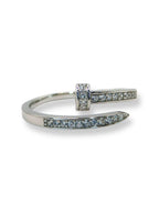 Adjustable Nail Ring ring Precious Jewels LLC Silver