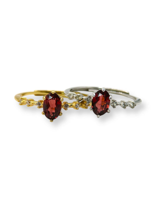 Adjustable Crimson Glow Ring ring Precious Jewels LLC
