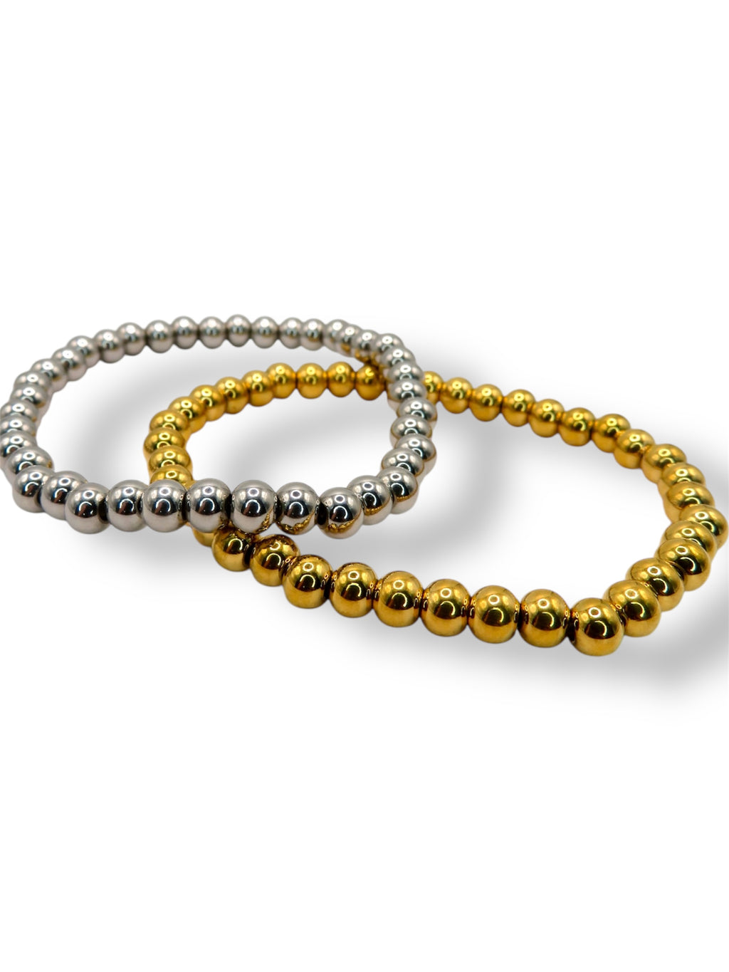 Ball Beaded Bracelet bracelet Precious Jewels LLC 5mm Gold