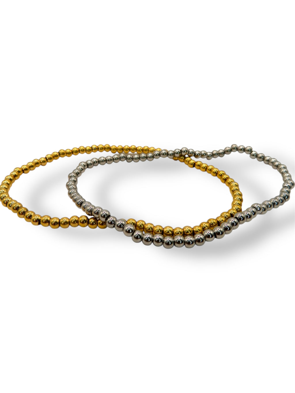 Ball Beaded Bracelet bracelet Precious Jewels LLC 3mm Gold