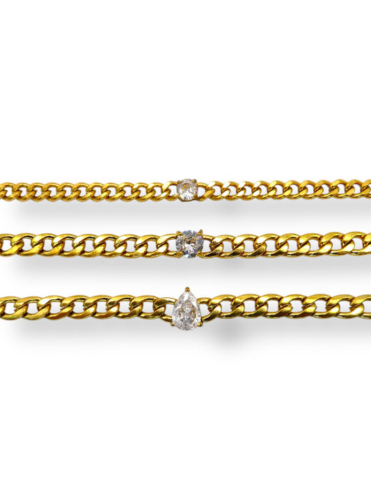 Goddess Cuban Bracelet bracelet Precious Jewels