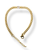 Goddess Cuban Bracelet bracelet Precious Jewels 3mm