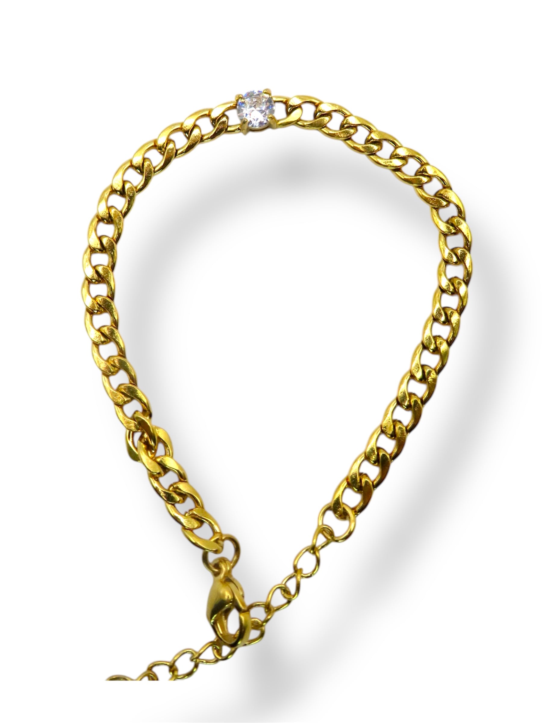 Goddess Cuban Bracelet bracelet Precious Jewels 5mm