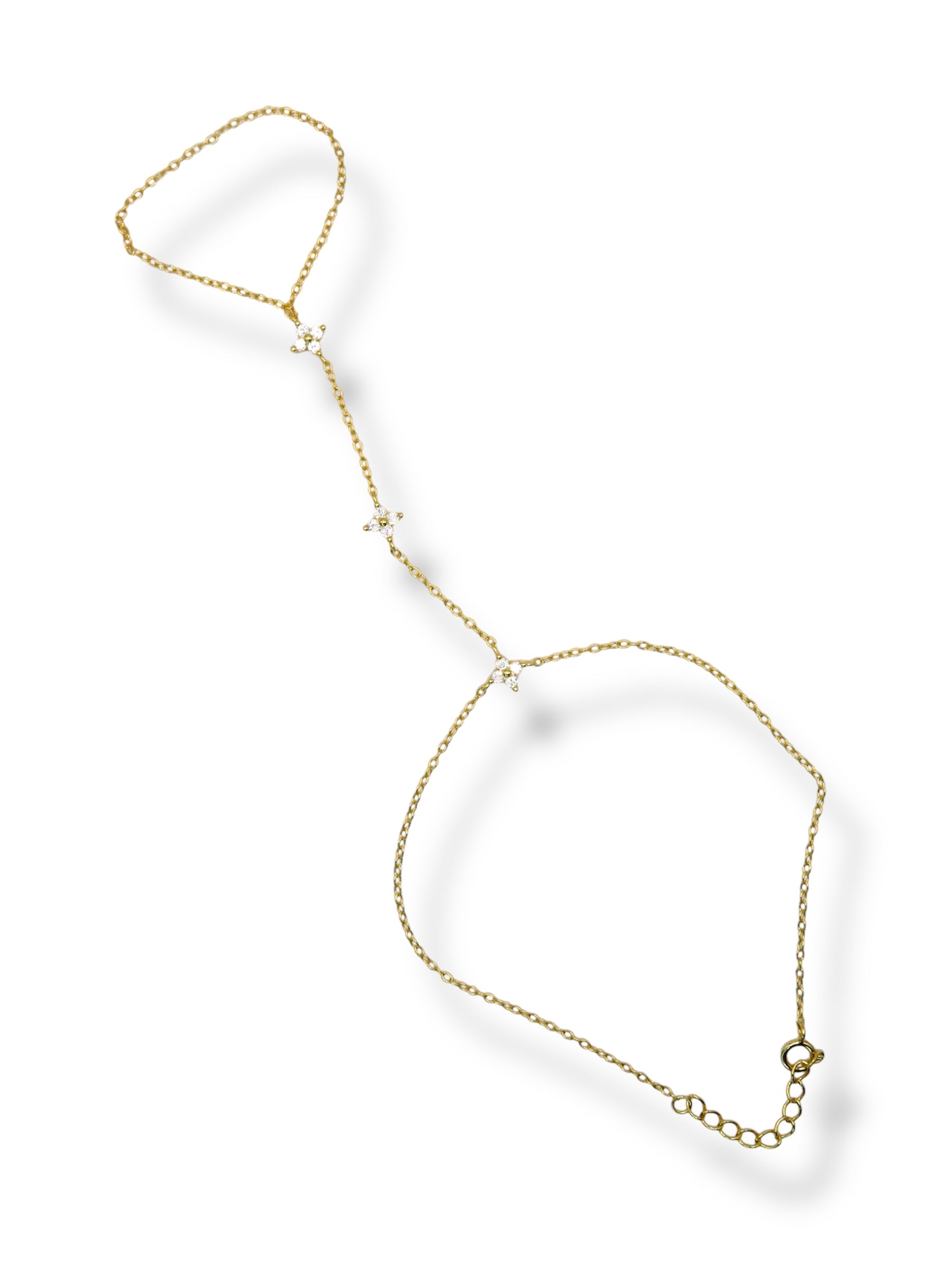 Enchained Beauty Hand Chain handchain Precious Jewels LLC