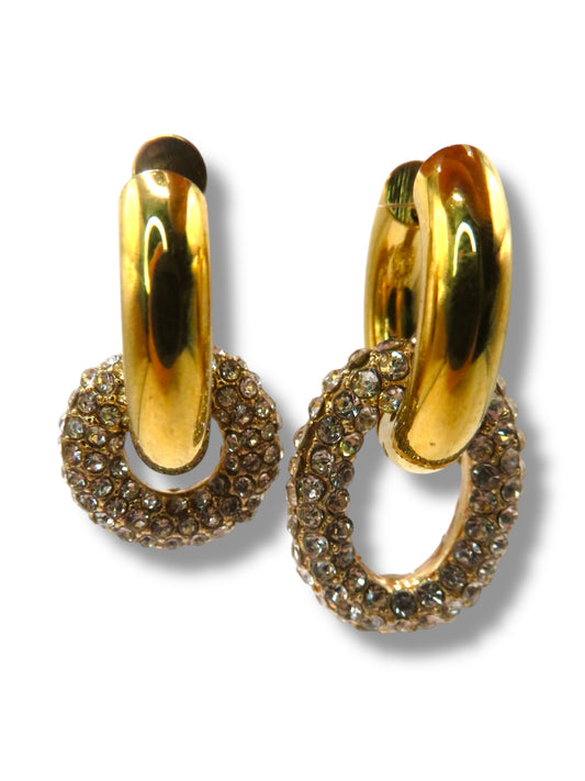 Enchanted Links Earrings earrings Precious Jewels LLC Gold