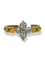 Fleur Frost Clover Ring Precious Jewels LLC