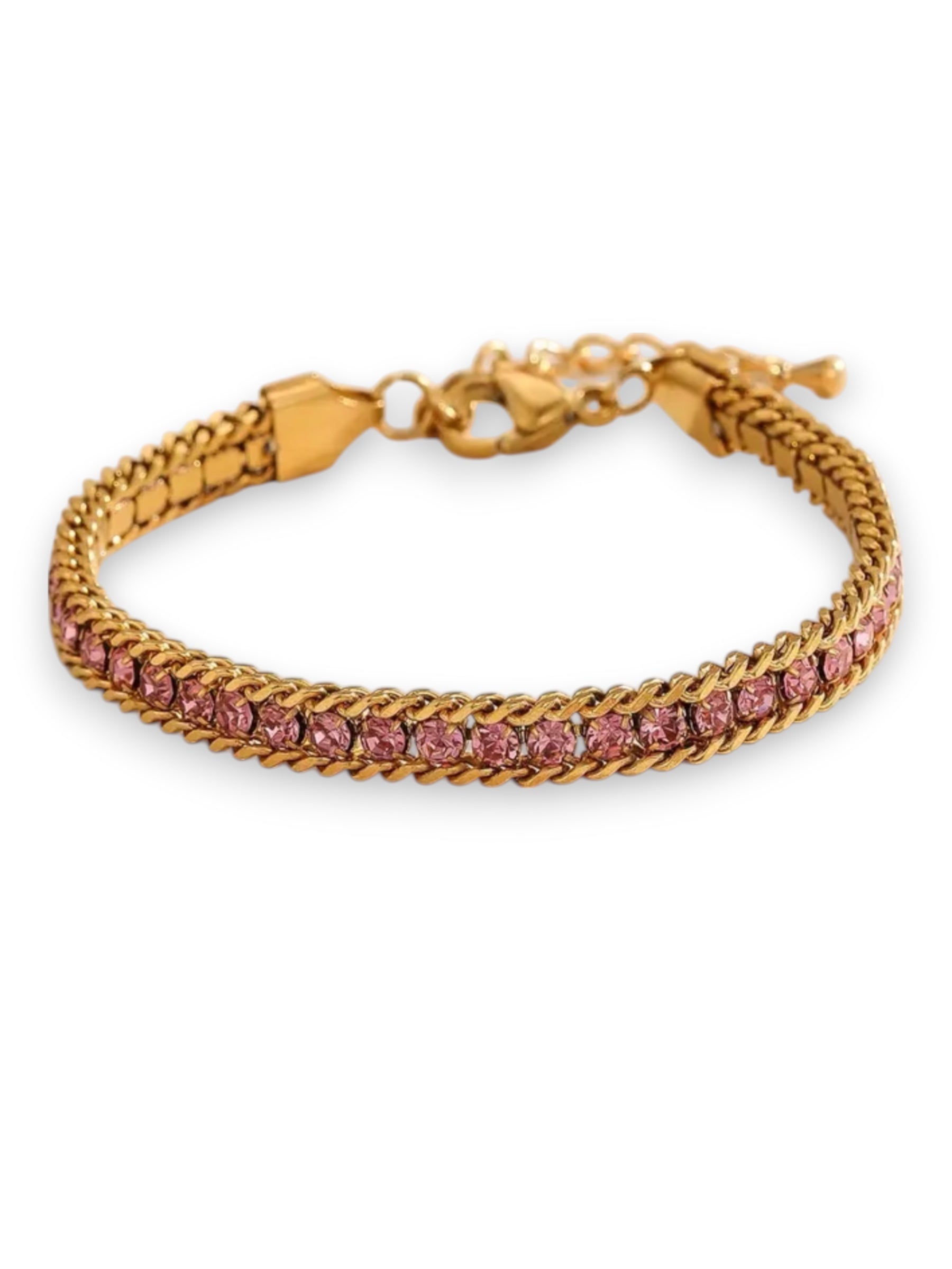 Golden Haze Bracelet bracelet Precious Jewels LLC Pink