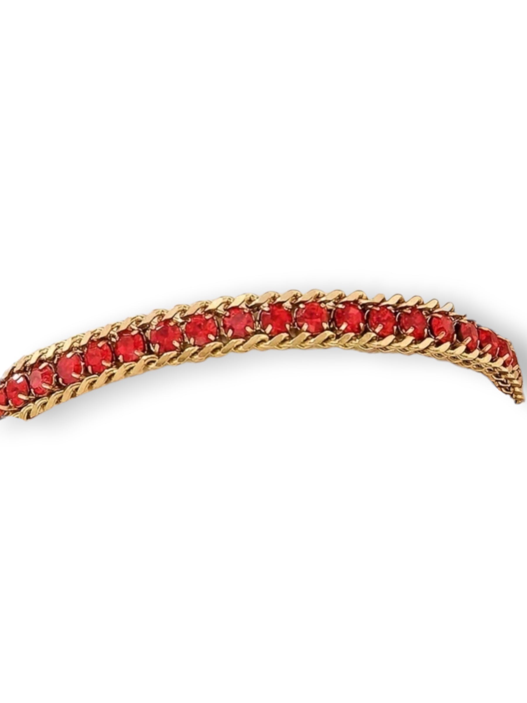 Golden Haze Bracelet bracelet Precious Jewels LLC Red