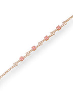 Pretty in Pink Bracelets bracelet Precious Jewels LLC Zigzag Square