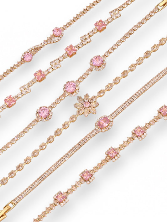 Pretty in Pink Bracelets bracelet Precious Jewels LLC