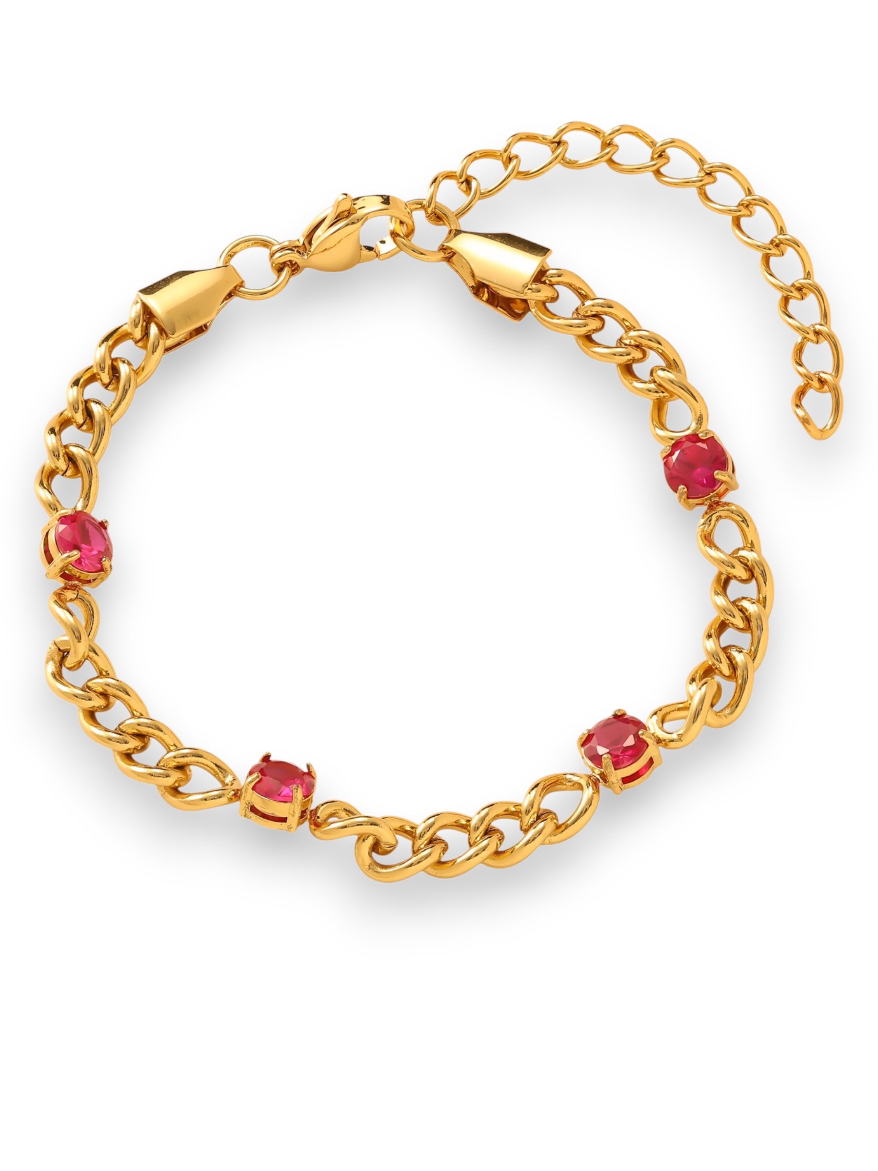 Glow Mode Bracelet bracelet Precious Jewels Red