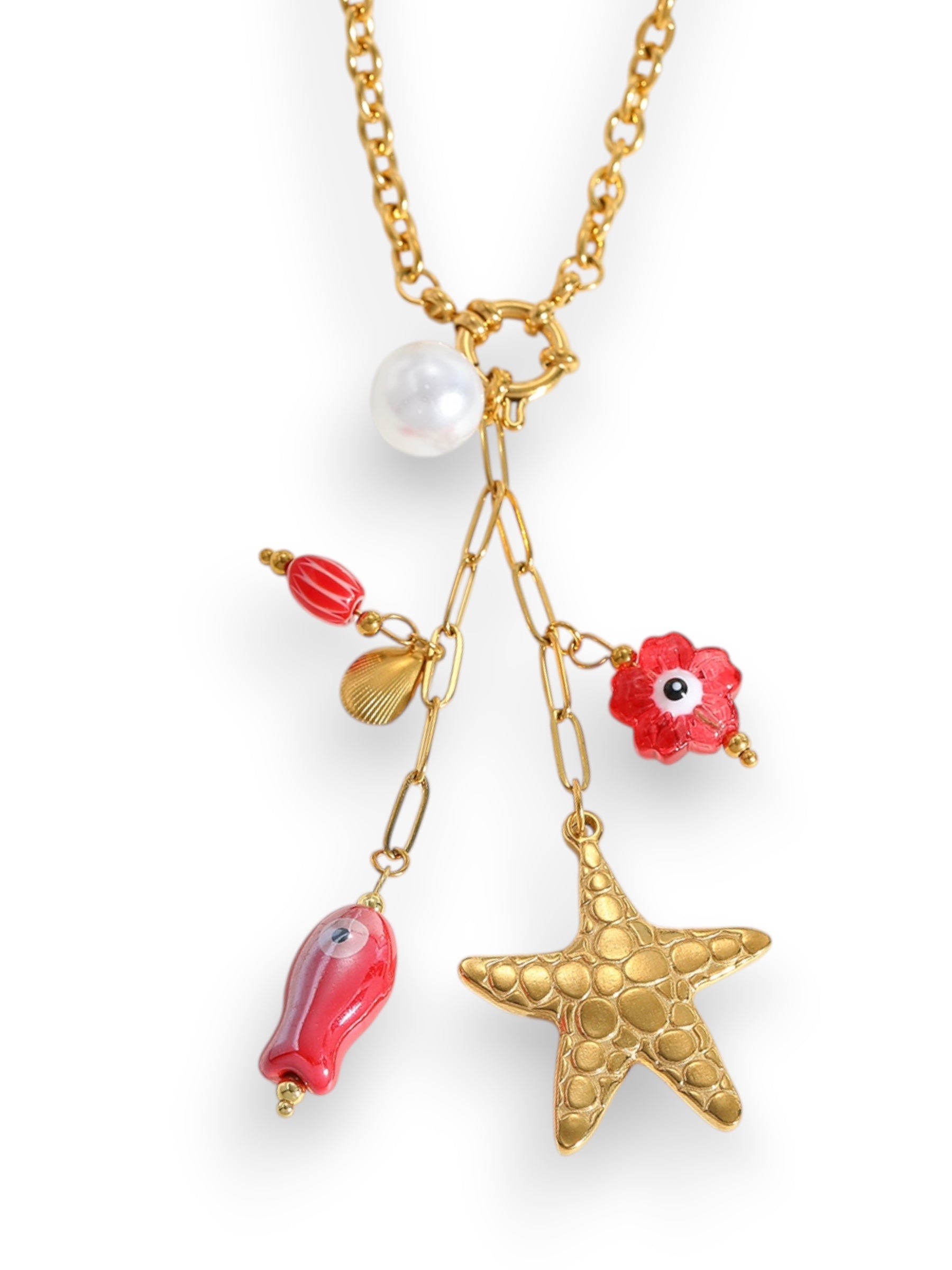 Catch of the Summer Charm Necklace Necklace Precious Jewels LLC