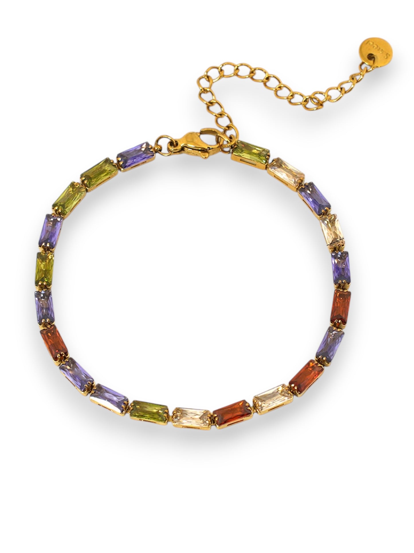The Crystal Candy Bracelet bracelet Precious Jewels LLC Multicolor
