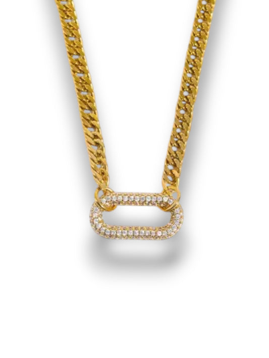 Empire Link Necklace Necklace Precious Jewels LLC