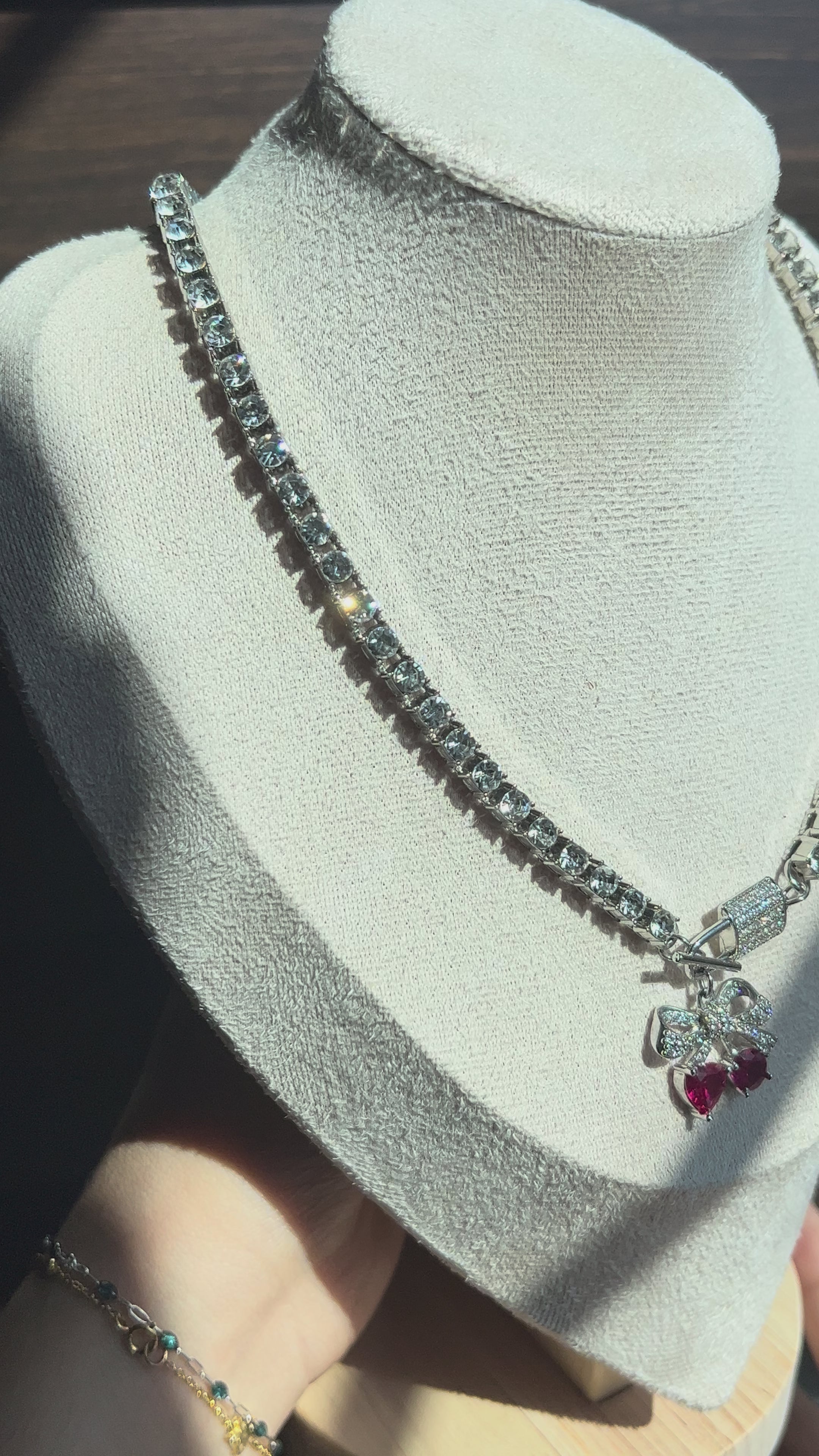 Cherry Bling Necklace