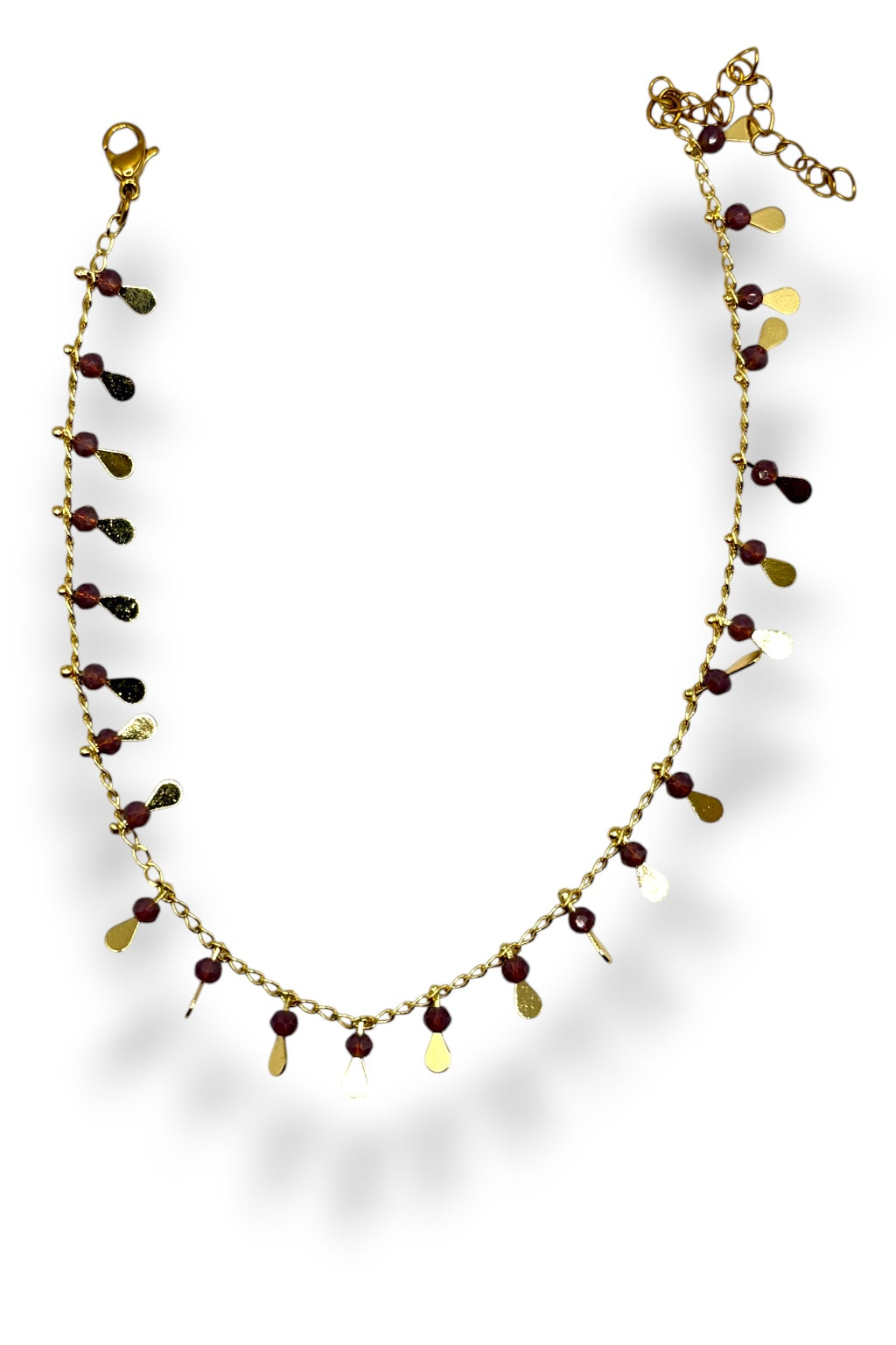 Gilded Drop Anklet