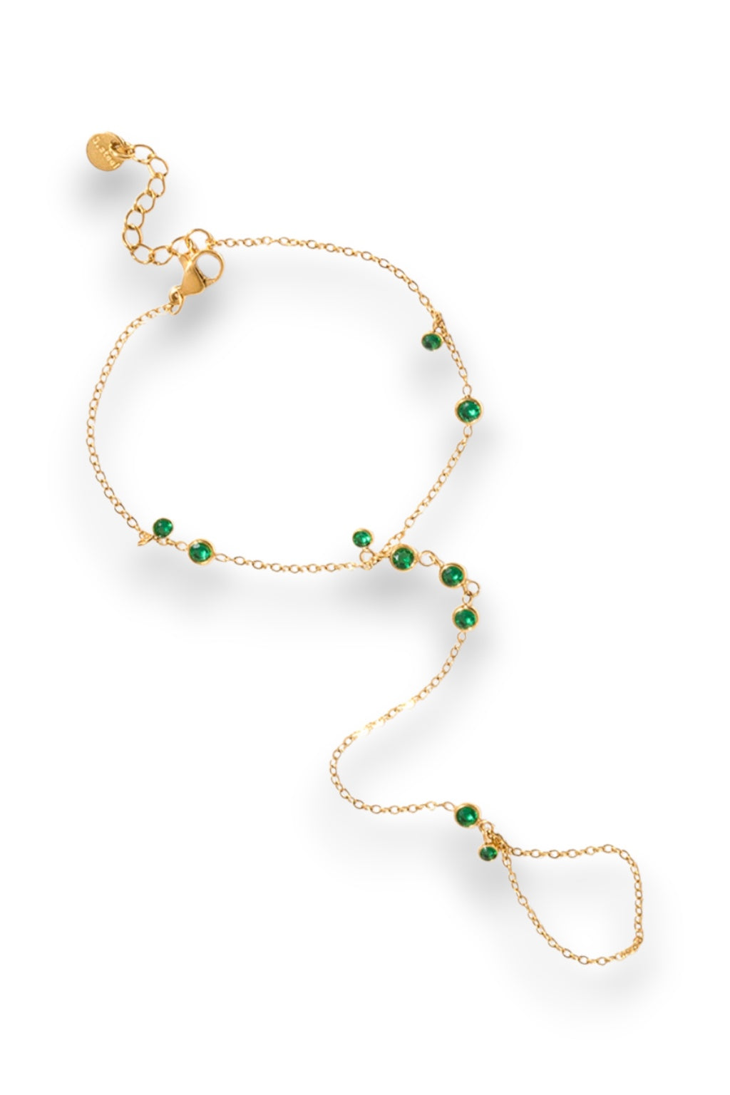 Emerald Hand Chains