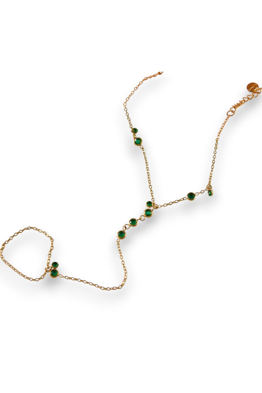 Emerald Hand Chains