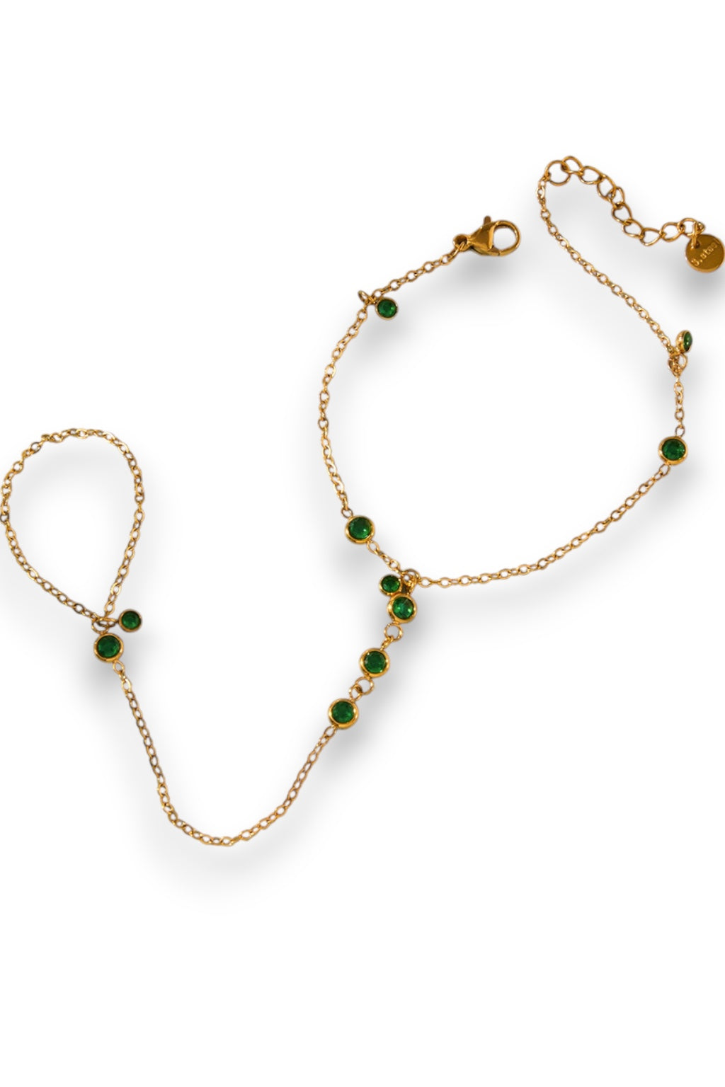 Emerald Hand Chains