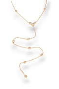 Crystal Rain Lariant Necklace
