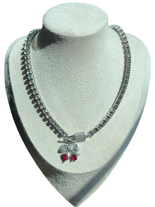 Cherry Bling Necklace