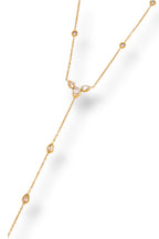 Crystal Rain Lariant Necklace