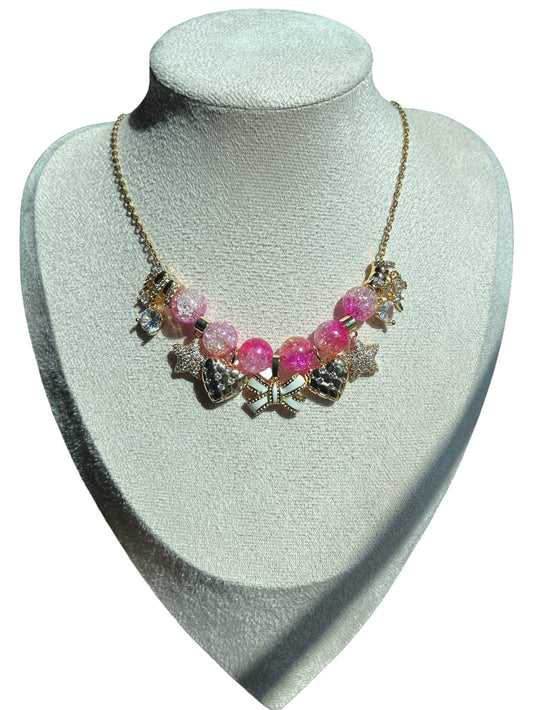 Sugar Star Beaded Charm Necklace